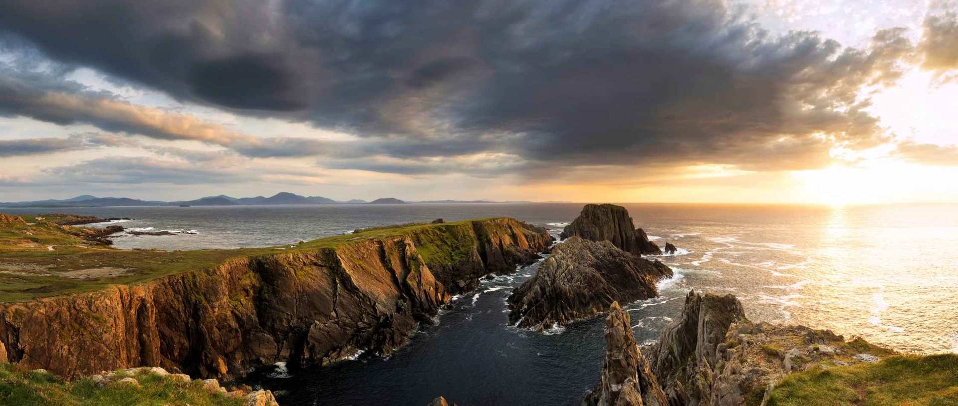 Der nördlichste Punkt von Irland ist Malin Head, eine zerklüftete Küstenlandschaft, wild, romantisch.