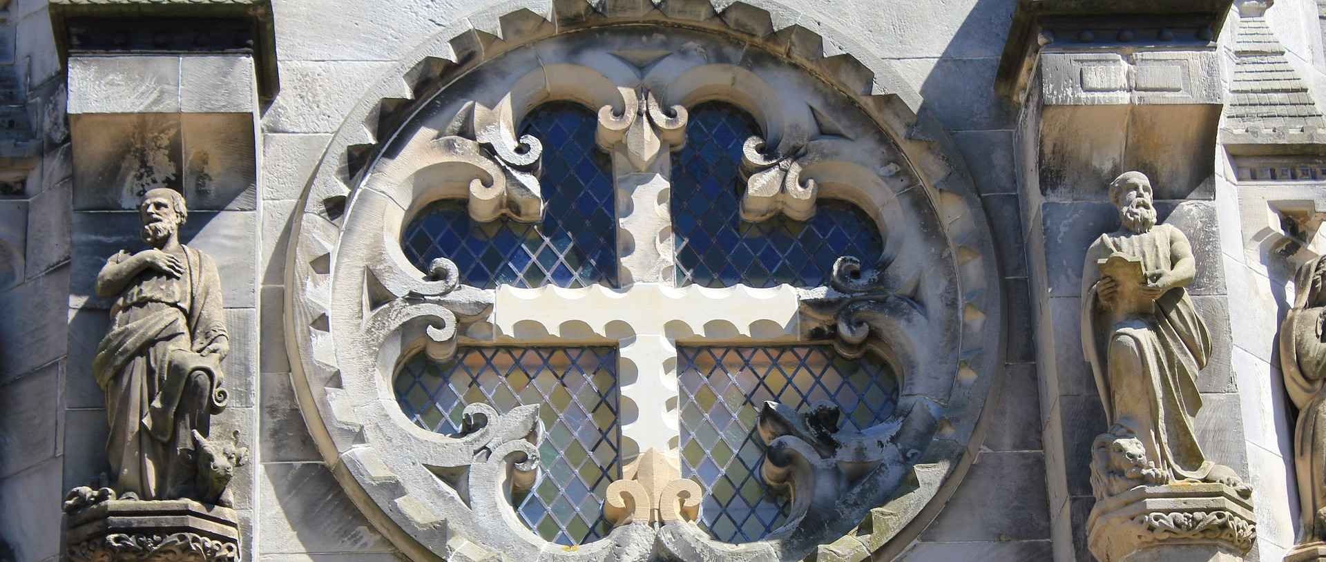 Die Rosslyn Chapel mit ihren vielen geheimnisvollen Symbolen.