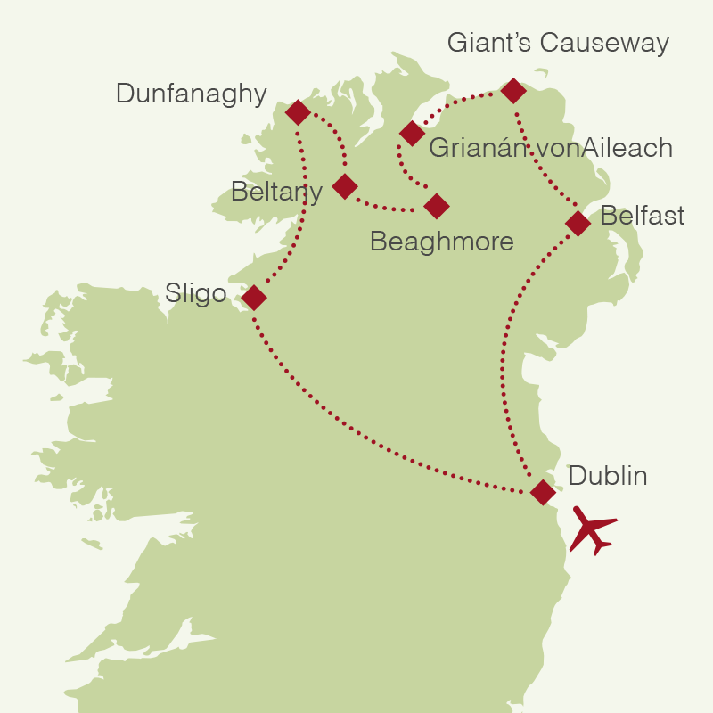 Reiseroute: Mystisches Irland