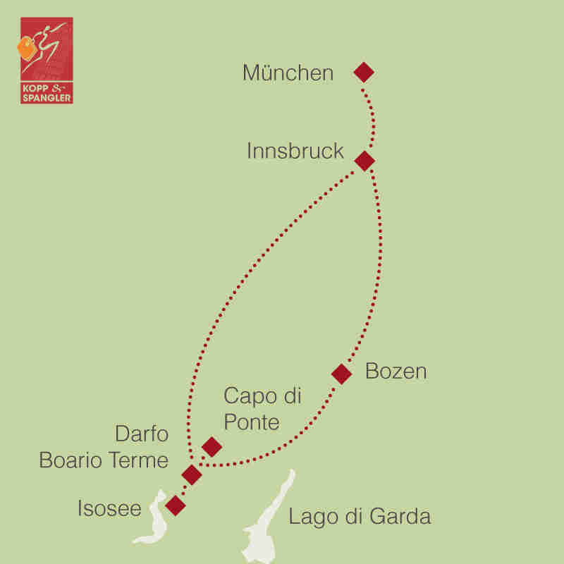 Reiseroute: Val Camonica Reise